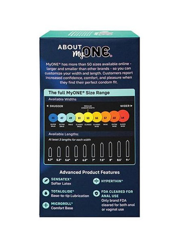 Презервативы MyONE Snug 10 шт, картонная коробка One (335388527)