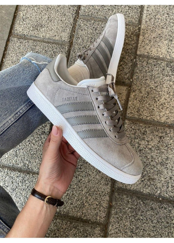 Сірі Осінні кросівки чоловічі adidas gazelle grey 2 адідас газель No Brand