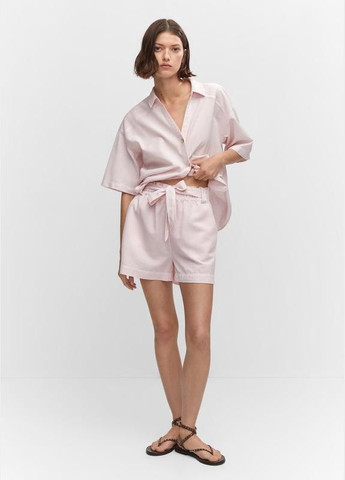 Летние шорты льняные хлопковые под пояс. Mango (335018955)