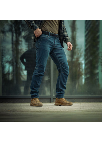 Комбинированные демисезонные джинсы tactical gen.i dark denim regular fit (36/32) M-TAC