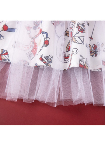 Красное платье детское новогодние с бантами на девочку 4-7 лет No Brand (366239642)