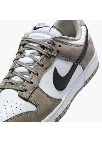 Комбіновані кросівки dunk low white/grey ib3079-300 демісезон Nike