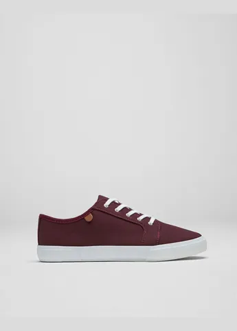 Бордовые кеды,бордовый, Pull & Bear