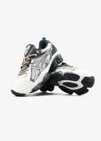 Бежевые всесезонные кроссовки мужские и женские asics gel-quantum kinetic beige white | асикс гель-квантум кинетик бежевые белые No Brand