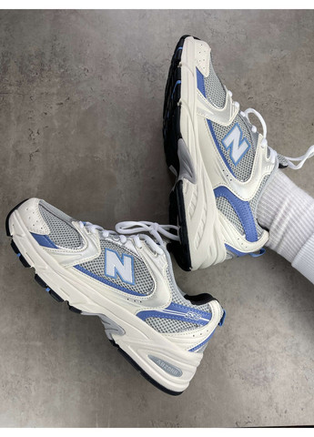 Білі Осінні кросівки new balance 530 steel blue mr530kc No Brand