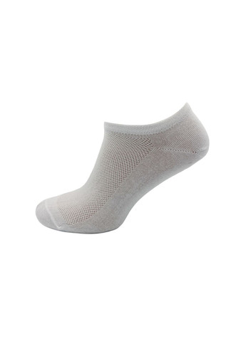 Чорно-білі шкарпетки чоловічі, з сіточкою, короткі. комплект з 3х пар. колір: чорний\сірий\білий. Крокус однотонні (334001296)