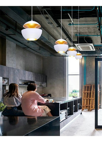 Люстра підвісна на 1 лампочку 26981 Білий 30-160х25х25 см. Sunnysky (335975304)