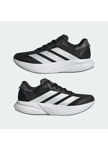 Жіночі кросівки IH8211 спортивні для бігу активного відпочинку чорного кольору adidas Duramo Speed 2 Running чорно-білі демісезони (364989023)