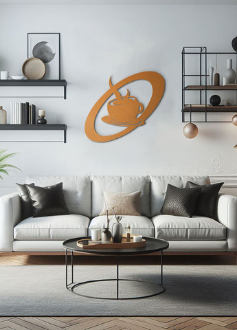 Сучасна картина на кухню, декор в кімнату "Віденська кава", оригінальний подарунок 20х23 см Woodyard (291842769)