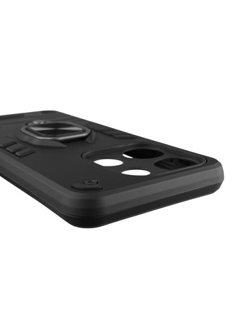 Чохол для телефона Pop 7 (BF6) броньований з магнітним кільцем-тримачем на техно поп 7 чорний Tecno (366230311)