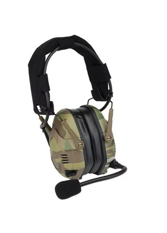 Тактичні активні навушники Wosport HD-16 Гарнітура з шумопоглинанням + Bluetooth (Мультикам) No Brand (332635228)