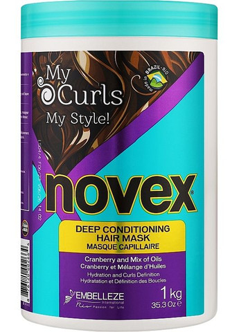 Маска для вьющихся волос My Curls Mask 1000g (978738-32511878) Novex (368603775)