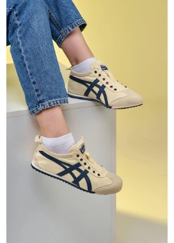 Кросівки Onitsuka Tiger Mexico 66 Birch Peacoat Asics 11040 комбіновані демісезони (382862997)