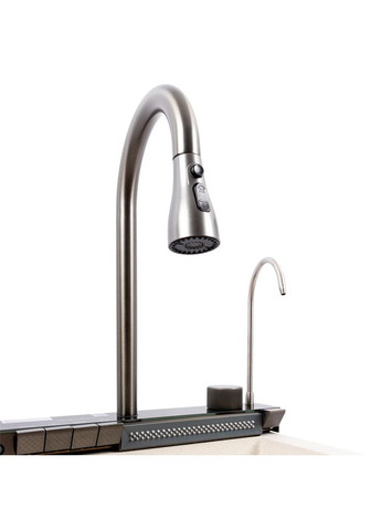 Гранитная мойка IRENA 6846 матовая Белая в точку Valeso (358500908)