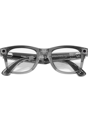 Смарт-окуляри Meta Wayfarer Gen 2 Standart Shiny Transparent Grey Frame / Clear to Sapphire Transitions Lenses (RW4012 6840MF Ray-Ban (400981918)