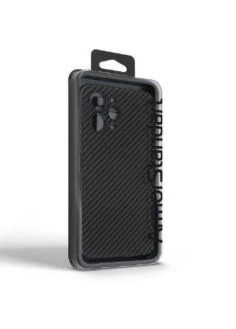 Панель LikeCarbon для Xiaomi Redmi 12 4G Black (ARM71941) ArmorStandart (280439080)
