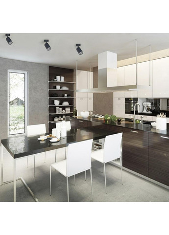 Накладний поворотний світильник ML314-1 чорний під лампу. Ledcoin (361067536)