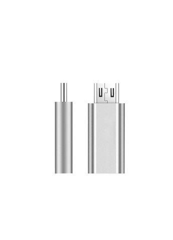 Адаптер Переходник TypeC-мама на microUSB Gray (61518843241) GT (316093742)