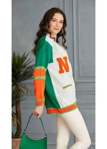 Оранжевый демисезонный кардиган No Brand