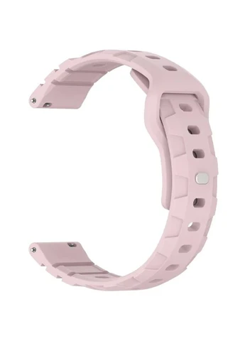 Силіконовий ремінець 20mm Light Pink гладкий матовий для Smart Watch No Brand (402064735)