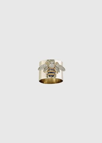 Кольцо Пчела, золотистое 18 No Brand (277819672)