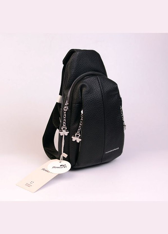 Стильная женская черная маленькая нагрудная сумка слинг через плечо для телефона No Brand (330066294)