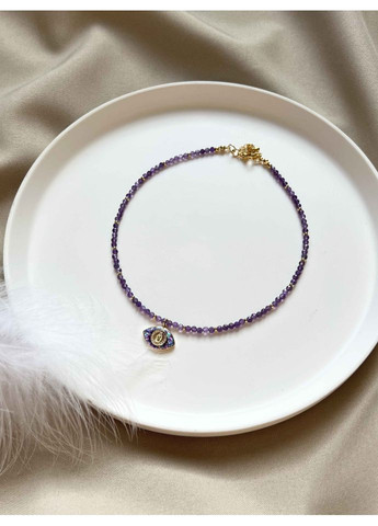 Чокер из аметиста с подвеской глаз (5383) LeBijou (368559299)