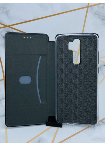 Чохол-книжка чорний з малюнком на Xiaomi Redmi Note 8 Pro Лисичка (принт 420) Creative (371808490)