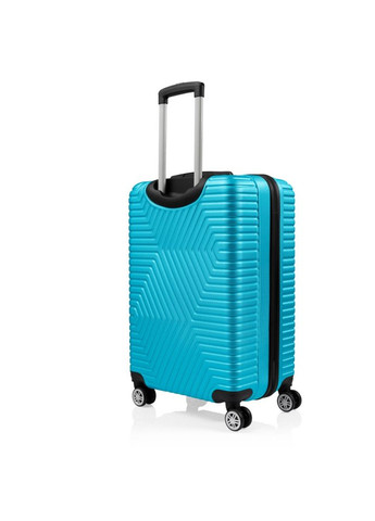 Чемодан Турция Большой (L) ABS пластик На 4-х двойных колесах 120Л ПК010-L Бирюза Polo (365309784)