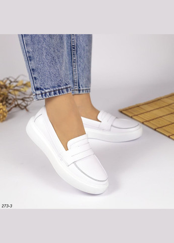 Белые мокасины Vakko