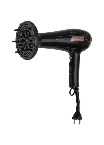Фен AD 2283 black 2400Вт/ 2 швидкості/ хол.обдув/ темп.режимів-3/ ахист від перегріву Adler (360402228)