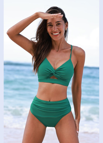 Зелений літній купальник CUPSHE