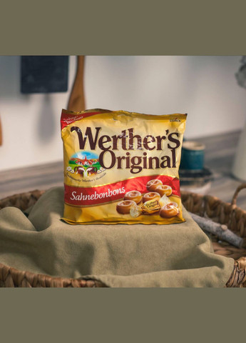 Цукерки Sahnebonbons 🍬 Werther's Original 180 гр. Німеччина Storck (346049188)