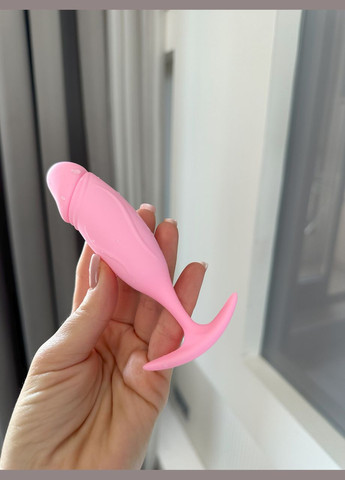 Массажер простаты с вибрацией с пультом управления стимулятор розовый No Brand (341309930)