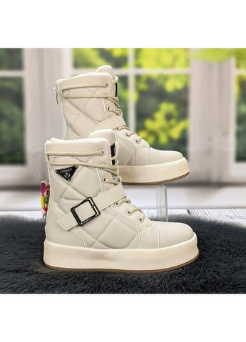 Молочные повседневные зимние ботинки детские зимние для девочки Jong Golf