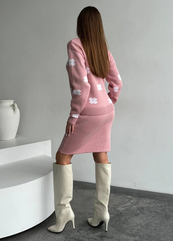 Вязаный костюм двойка: свитер + юбка Allthings (321988678)