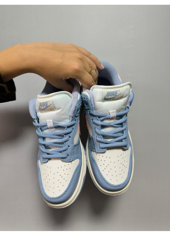 Рожеві Осінні кросівки чоловічі nike sb dunk low blue pink найк сб данк No Brand