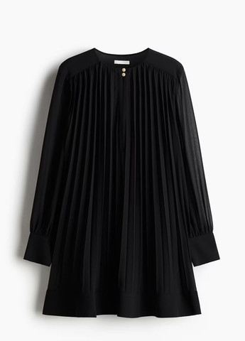 Черное праздничный платье H&M однотонное