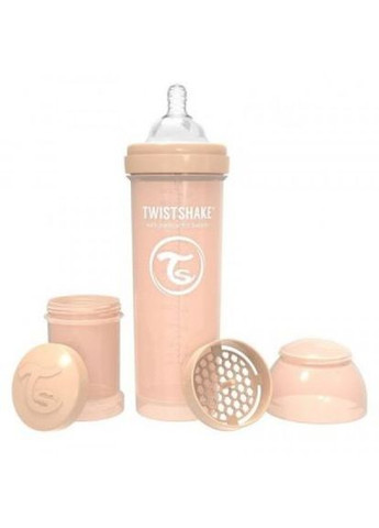 Пляшечка для годування Twistshake антиколиковая 330 мл, бежевая (268143756)