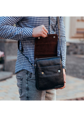 Мужская кожаная сумка через плечо 25х7х20 см Tiding Bag (315873726)