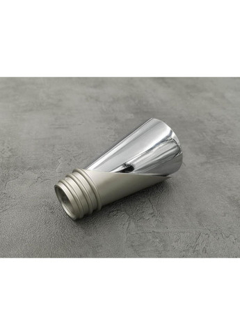 Карниз Дункан гладка штанга подвійний модерн 25/19 мм 300 см Сатин/Чорний матовий Quadrum (352782359)