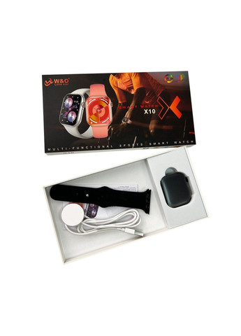 Смарт-часы X10 46mm. 240 mAh. Amoled+IP67 Black W&O (369457692)