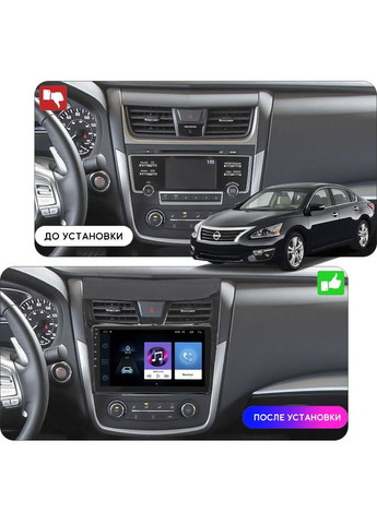 Штатна магнітола 10" для Nissan Altima V (L33) Рестайлінг 2015-2018 1/16Gb/ Wi-Fi Optima Ніссан 18шт Lesko (336206017)