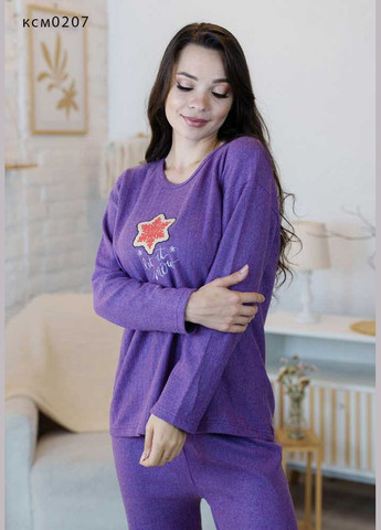 Прозора жіноча тепла м'яка піжама KSM