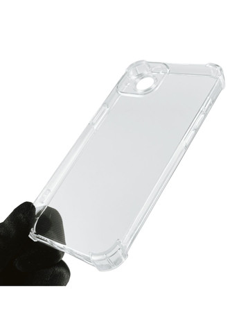 Чехол для iPhone 14 с бронь углами выше экрана противоударный на айфон 14 прозрачный Apple (366022703)