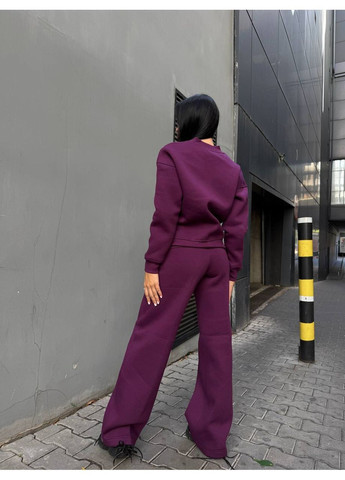 Костюм Туреччина преміум якості,бомбер та штани палаццо,тринитка футер начіс Україна (367184614)