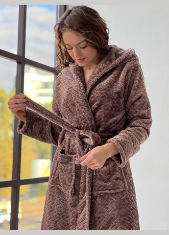 Довгий махровий халат з капюшоном Vakko (303497713)