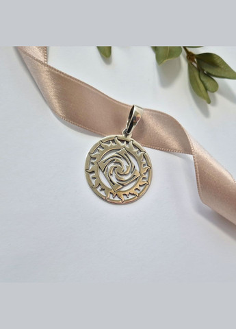 Серебряная подвеска оберег амулет Знич Черненное серебро 925 пробы (АРТ.93450) 4.40г No Brand (337525523)