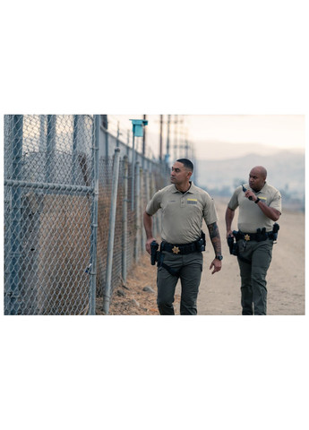 Футболка поло тактическая с коротким рукавом Performance Polo - Short Sleeve, Synthetic Knit Silver Tan 5.11 Tactical (315823480)