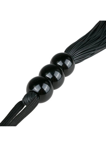 Плетка силиконовая Black Silicone Whip, 32 см EasyToys (290850975)